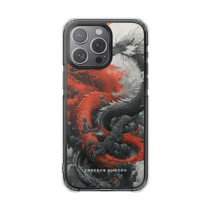 Zen Dragon Harmony iPhone 15 - Clear Impact Phone Case