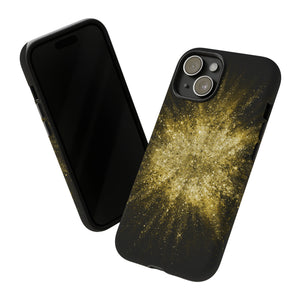 Gold Glitter Background - Protective Phone Case