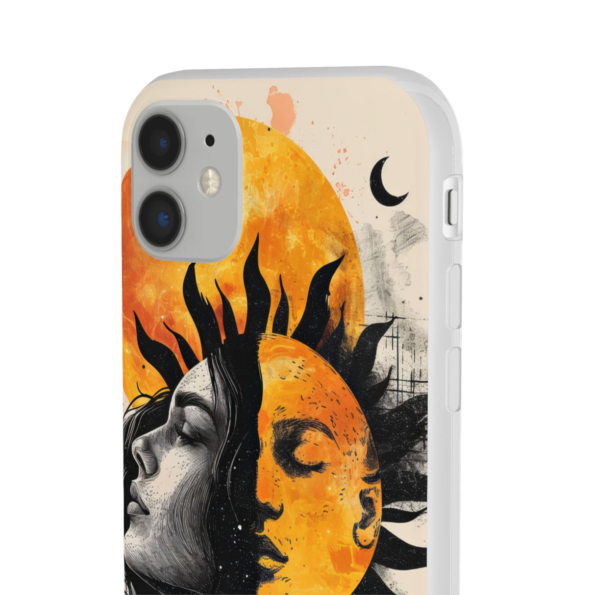 Sunlit Duality | Flexible Phone Case for iPhone