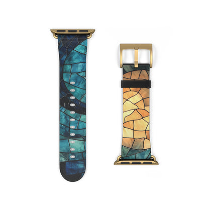 Blue Whale Mosaic - Watch Band