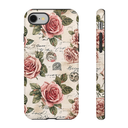 Roses & Love Letters - Protective Phone Case