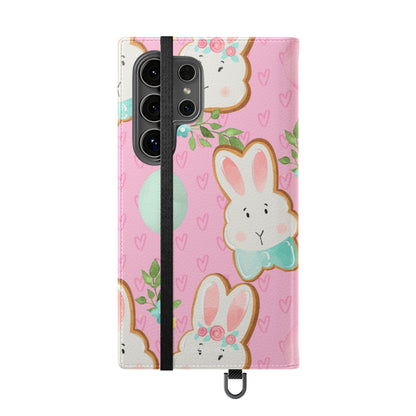 Blushing Bunny Bloom - Samsung S24 Ultra Case - Wallet