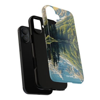 Mountain Peaks Reflect - iPhone Case