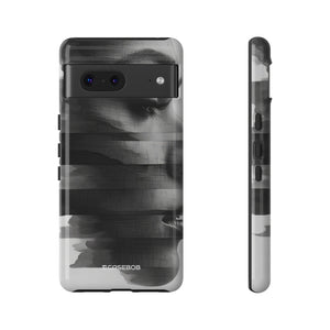 Abstract Glitch Portrait | Protective Phone Case for Google Pixel