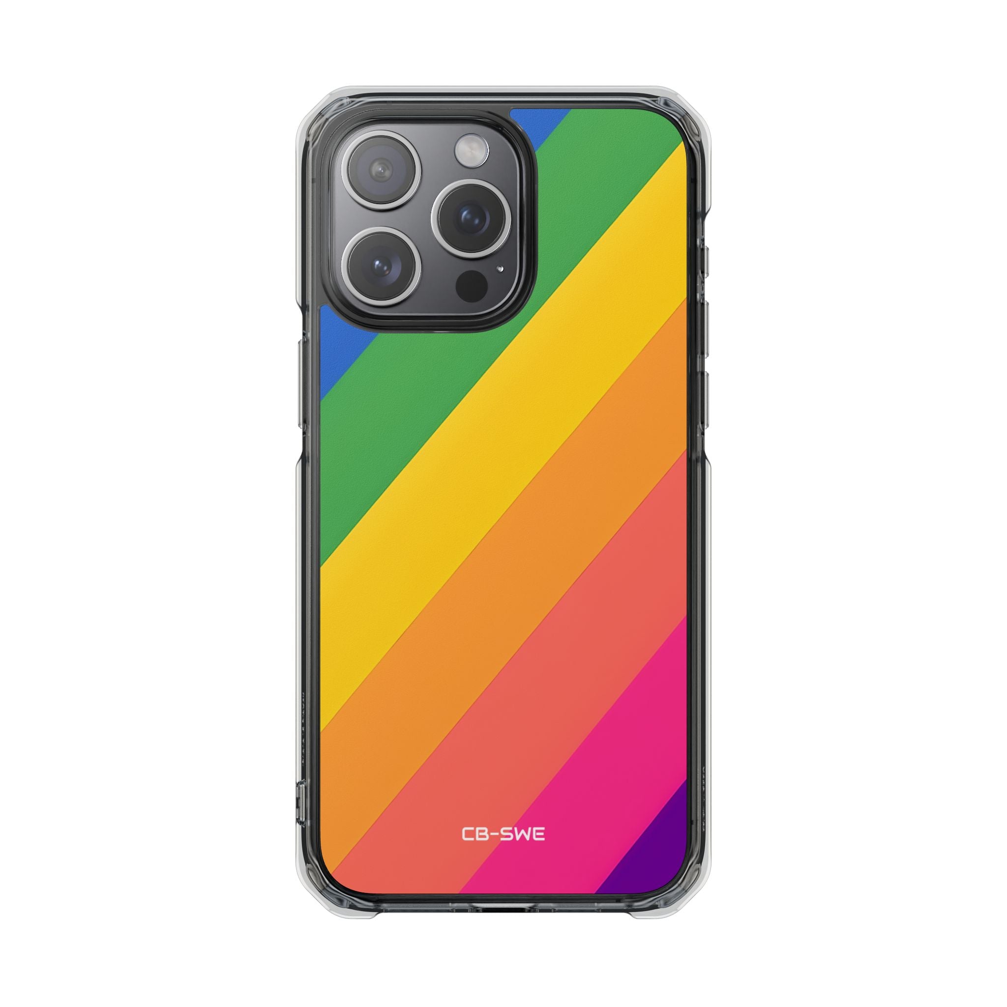 Vibrant Geometric Spectrum iPhone Case - Impact