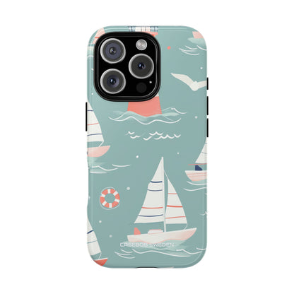 Lighthouse Nautical Charm - Tough iPhone 16 Phone Case