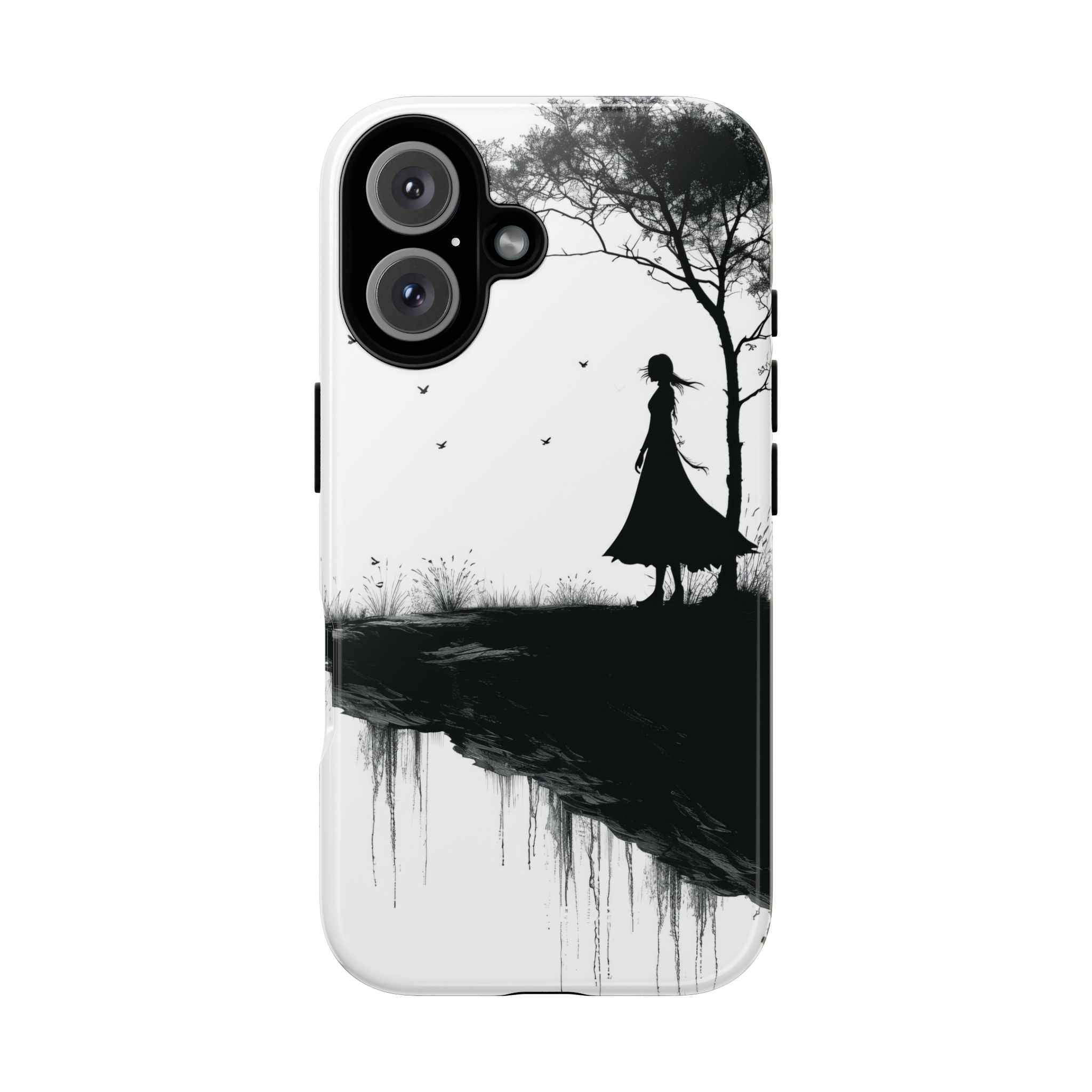 Cliffside Silhouette iPhone 16 Pro Case - Tough