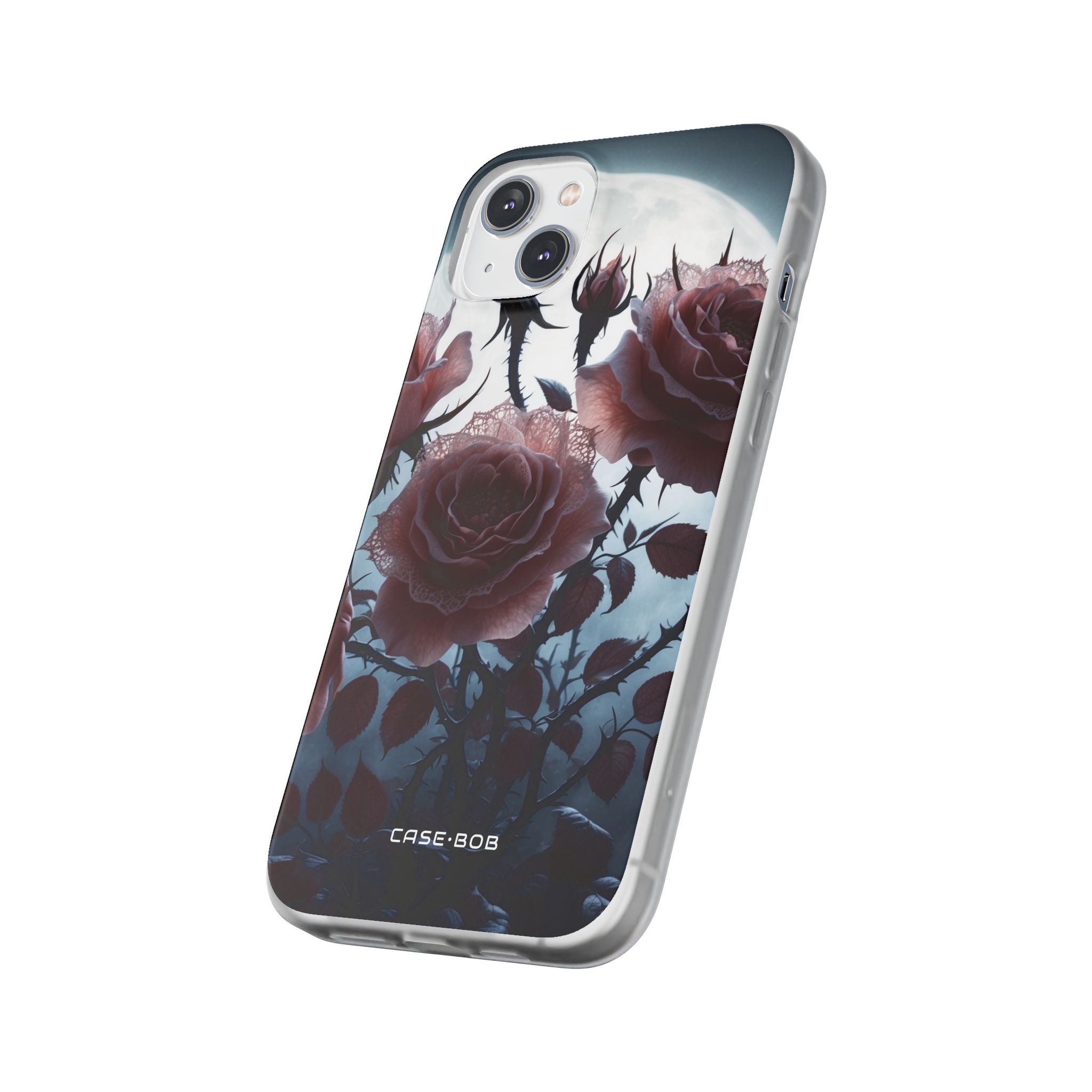 Luminous Rose Thorns iPhone 14 Plus Case - Soft