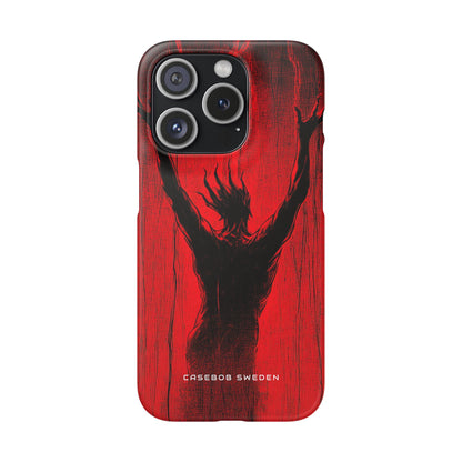 Crimson Despair iPhone 15 - Slim Phone Case