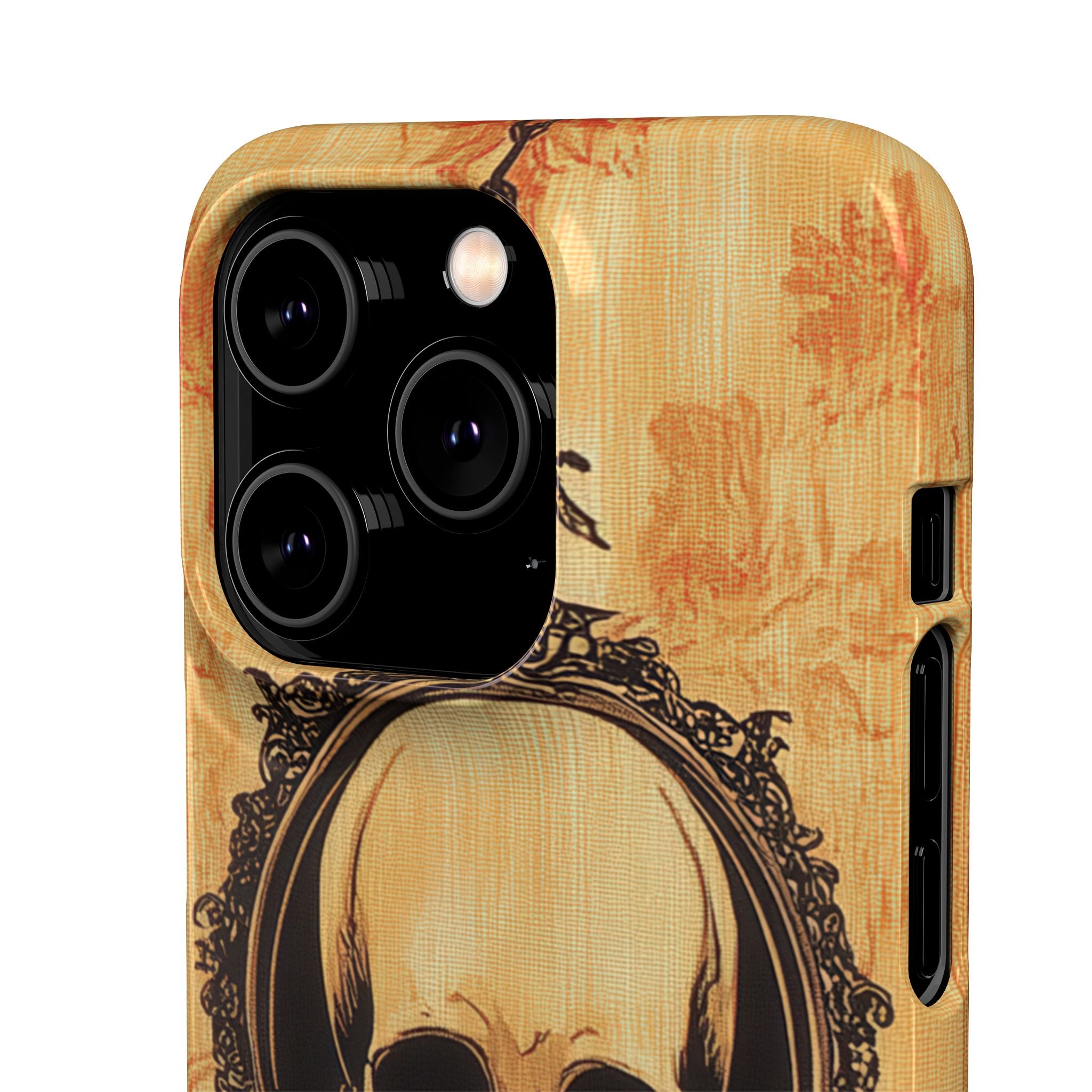 Gothic Skull Elegance iPhone 14 - Slim Phone Case