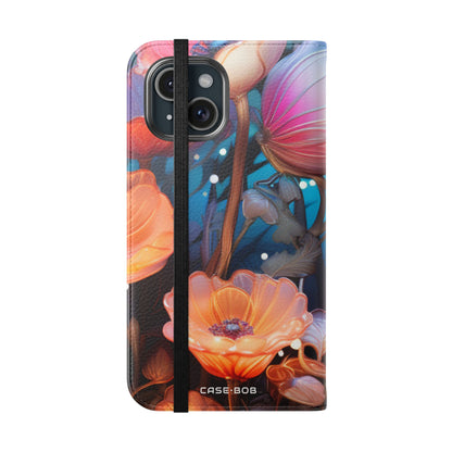 Glowing Petals - iPhone 15 Case - Wallet
