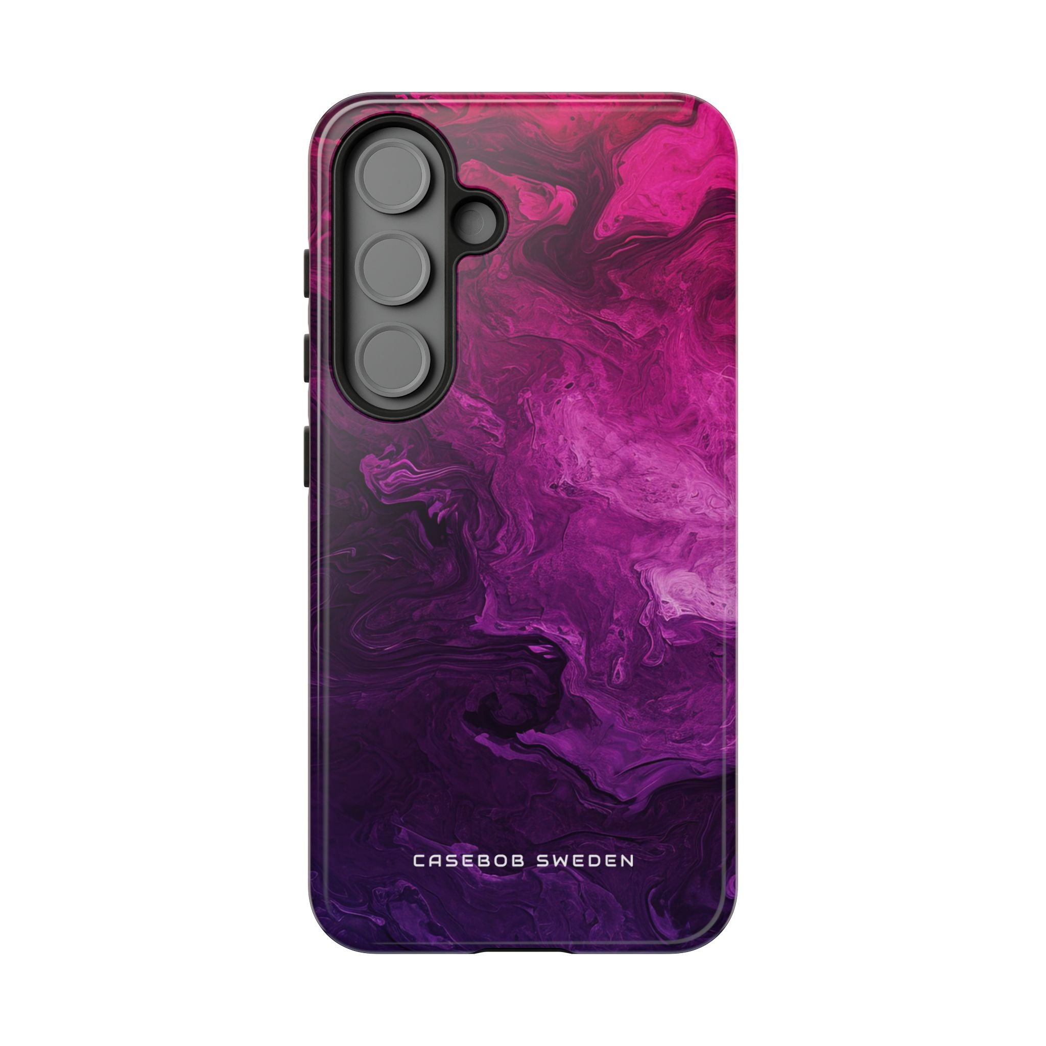 Wirbelnde rosa bis violette Farbverlaufshorizonte Samsung S25 - Robuste Handyhülle