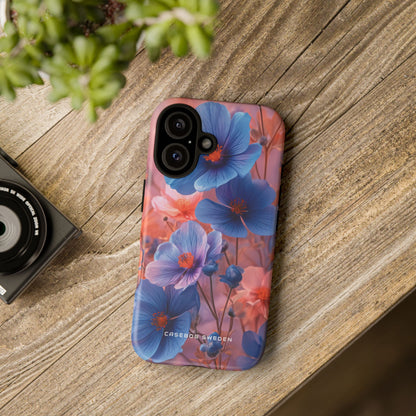 Ethereal Floral Symphony iPhone 16 - Tough Phone Case