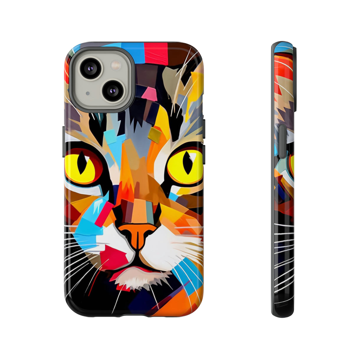 Abstract Kitty Palette Samsung Case (Protective)