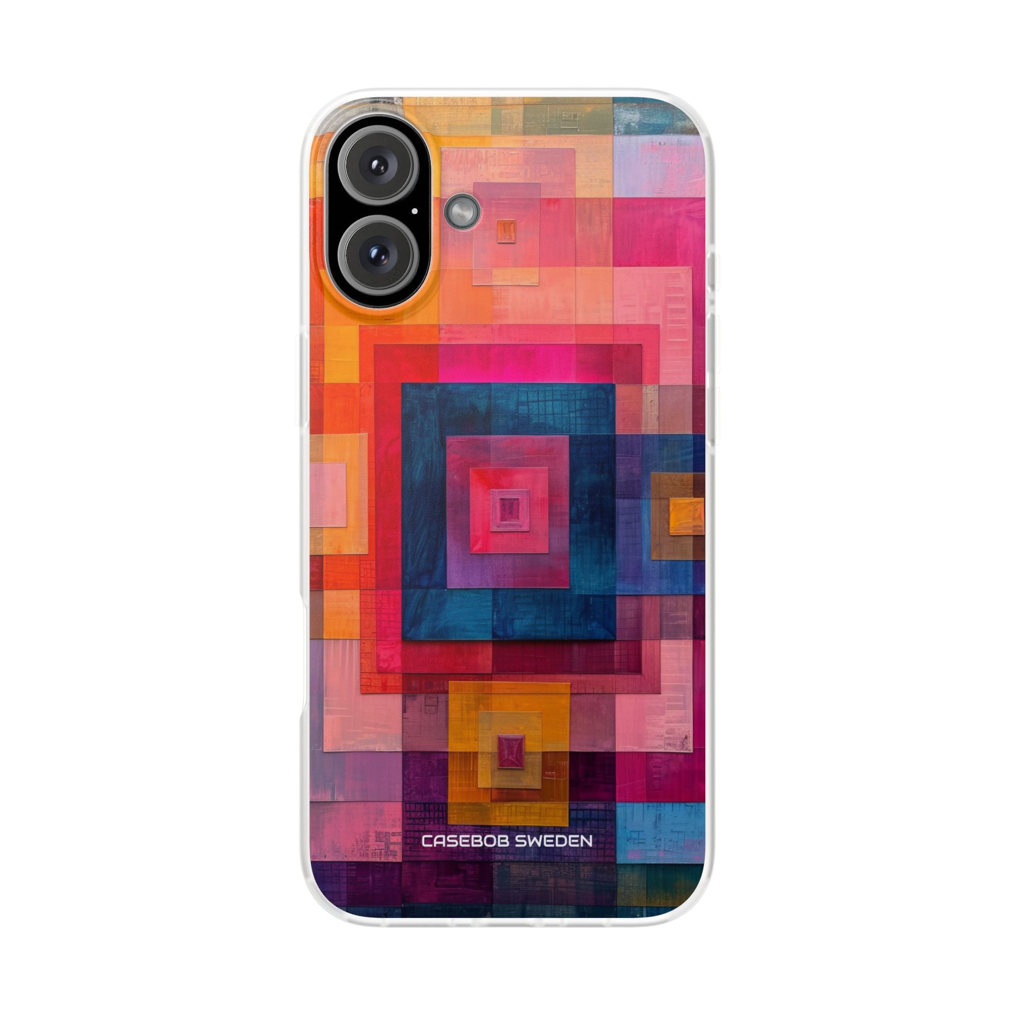 Vibrant Geometry - Flexi iPhone 16 Phone Case