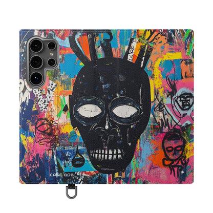 Neon Skull Burst - Samsung S24 Ultra Case - Wallet