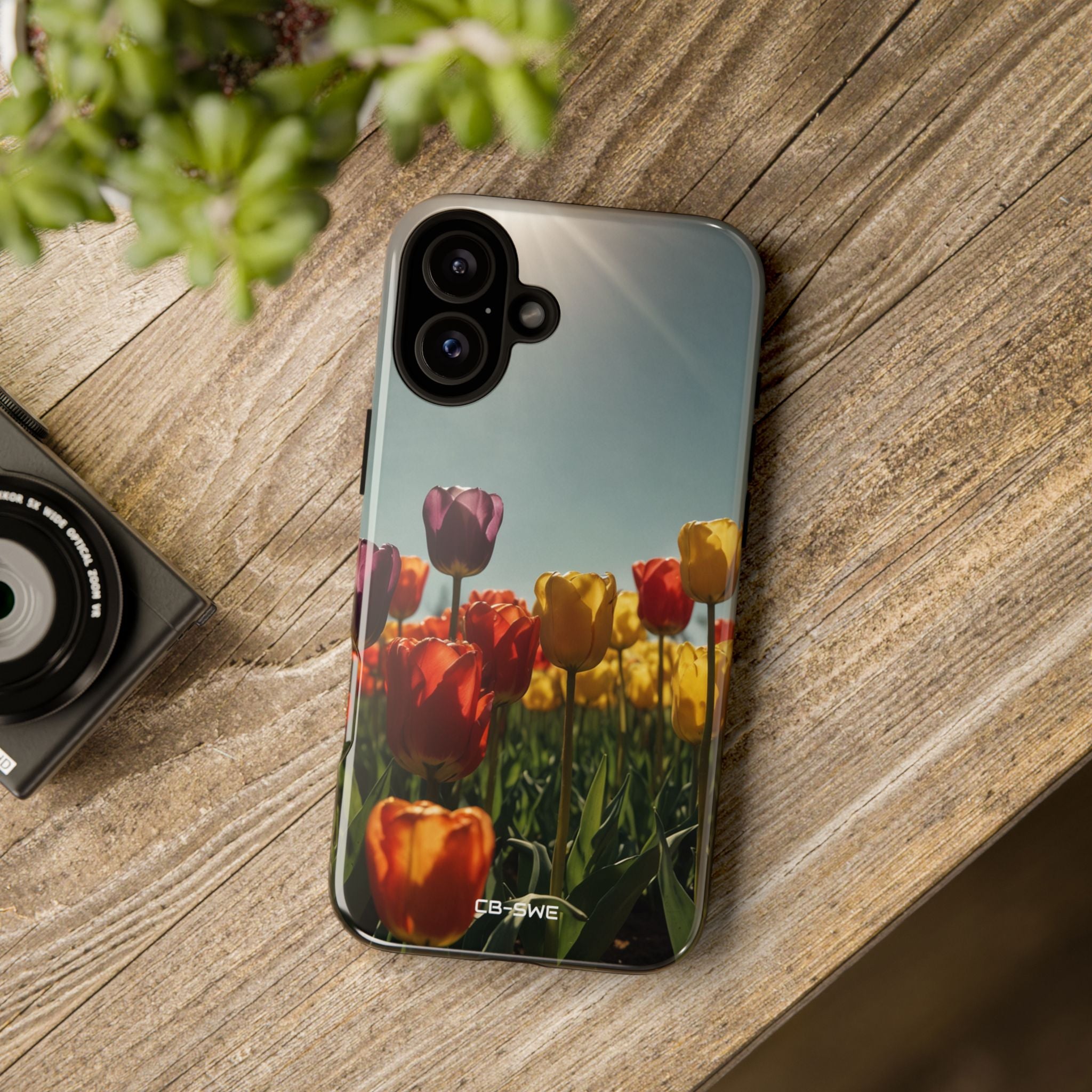 Tulips Embrace Sunlight - iPhone Case