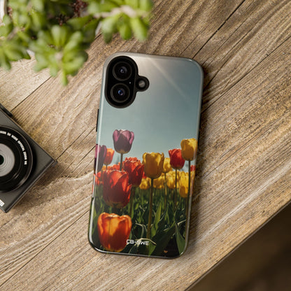 Tulips Embrace Sunlight - iPhone Case