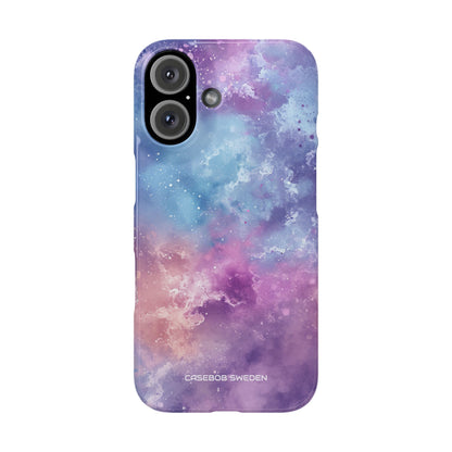 Cosmic Nebula Swirls - Slim iPhone 16 Phone Case