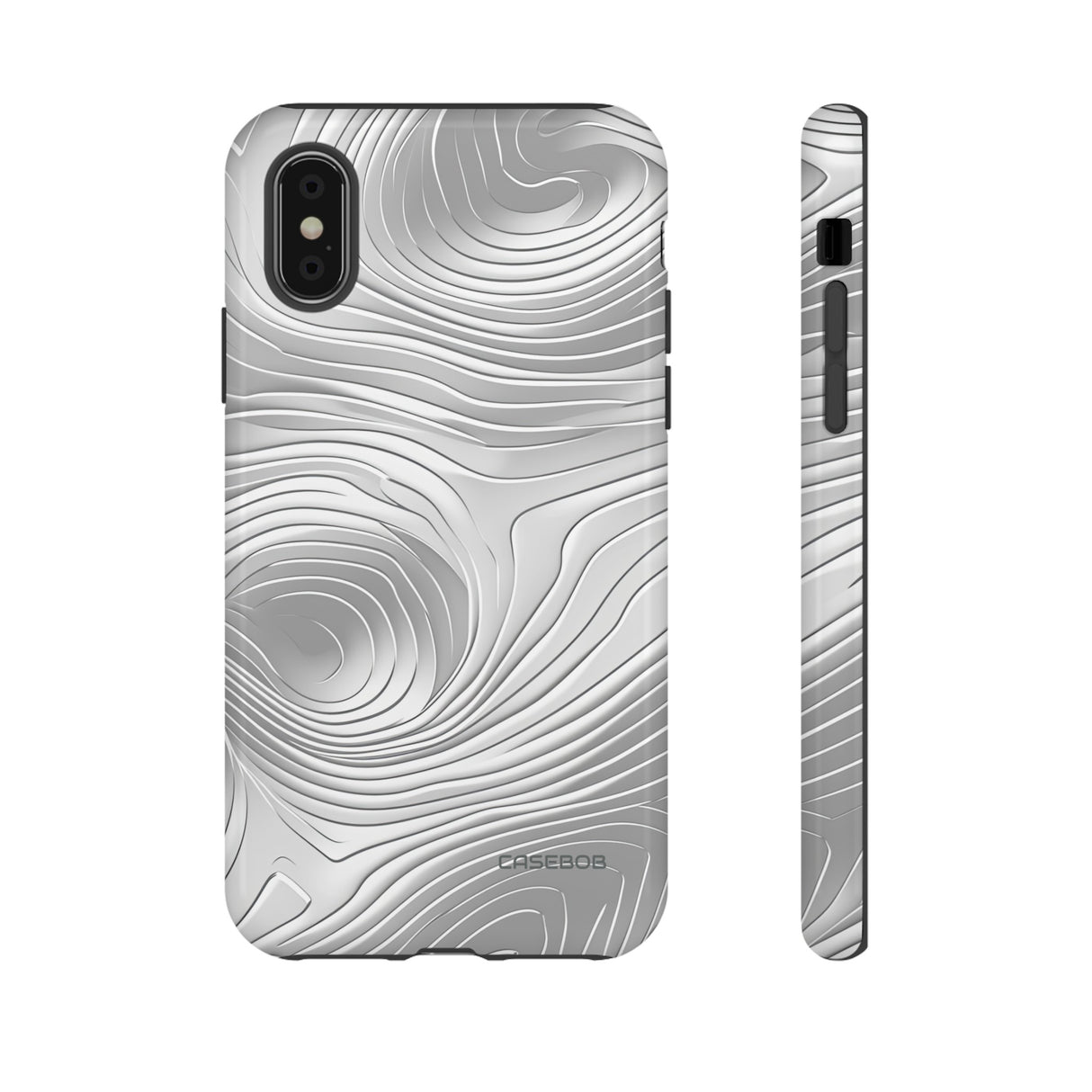 Sleek Grey Minimalism - Protective Phone Case