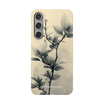 Beige Branch Art - Slim Samsung S24 Phone Case