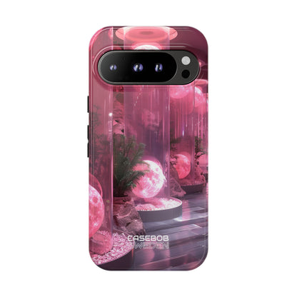Futuristic Moon Garden Google Pixel 9 - Tough