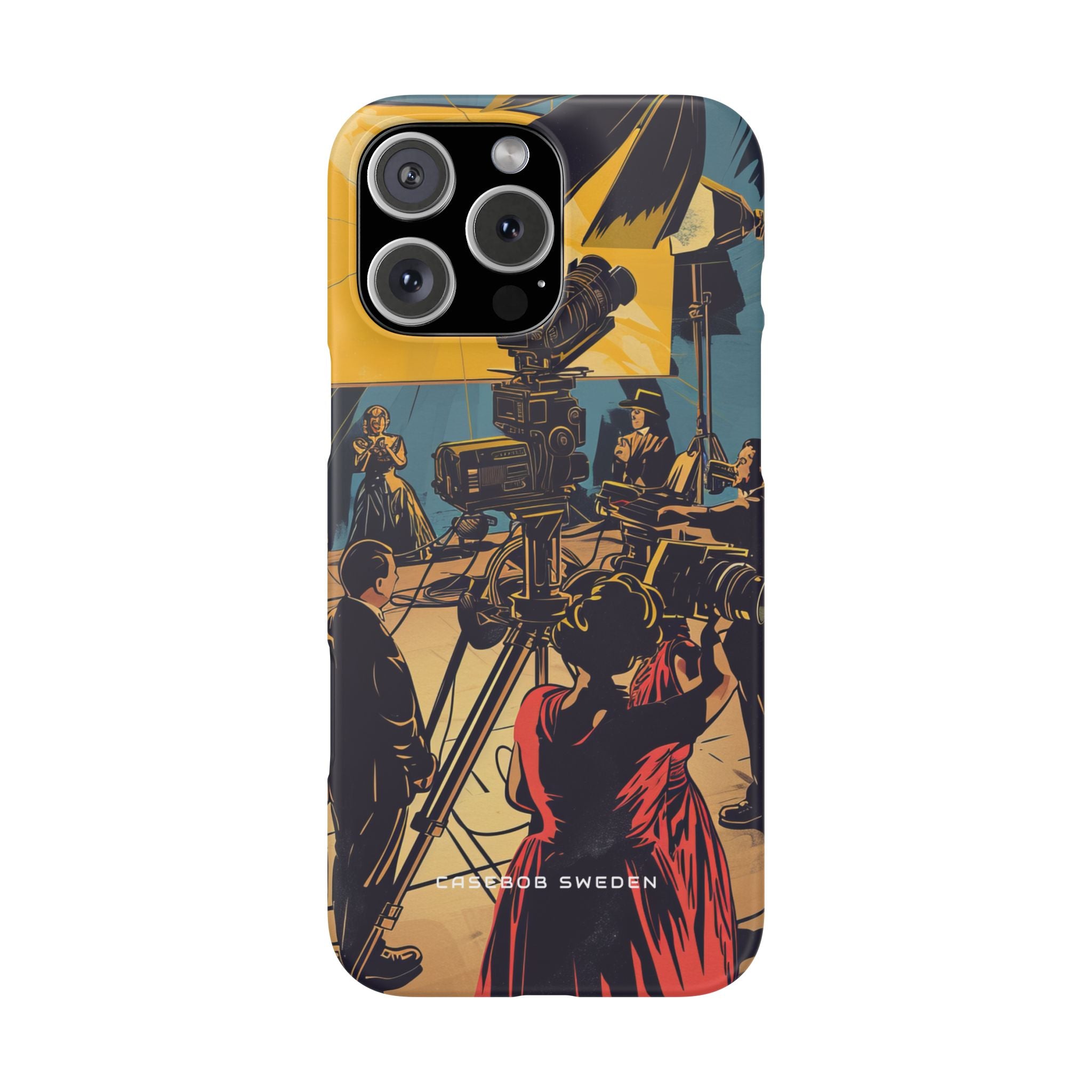 Golden Era Cinematic Spotlight iPhone 16 - Slim Phone Case