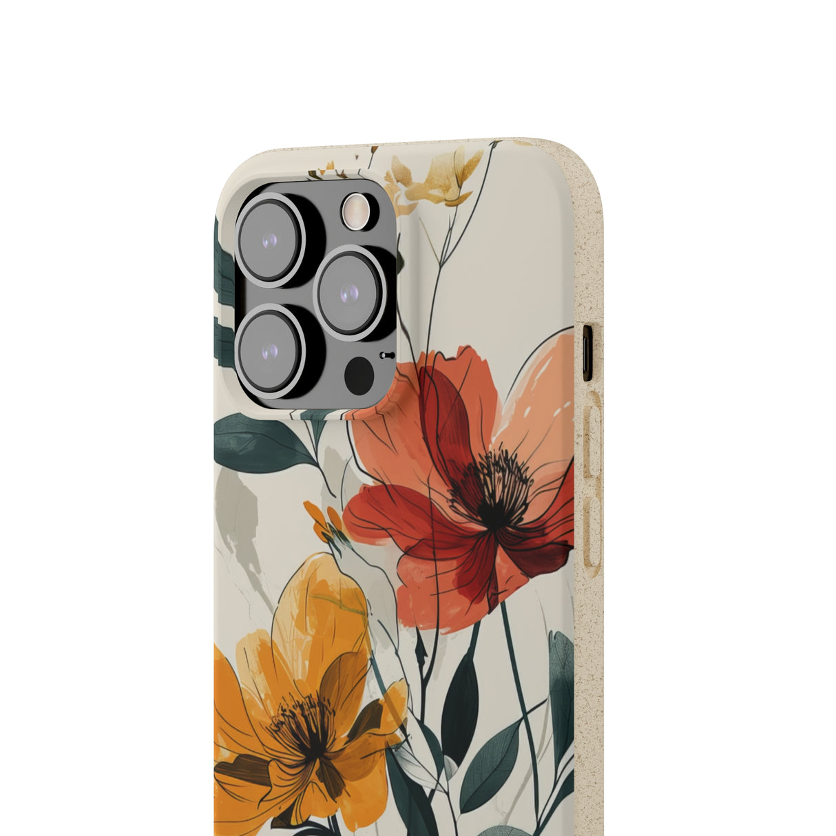 Serene Floral Harmony | Biodegradable Phone Case