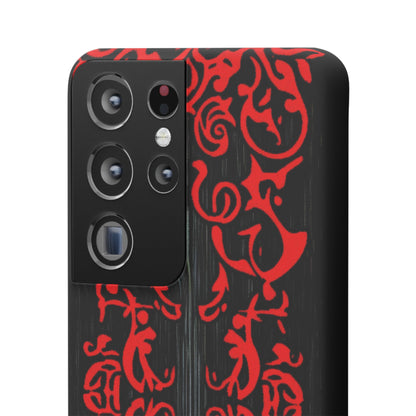 Gothic Crimson Symmetry Samsung S21 - Slim Phone Case