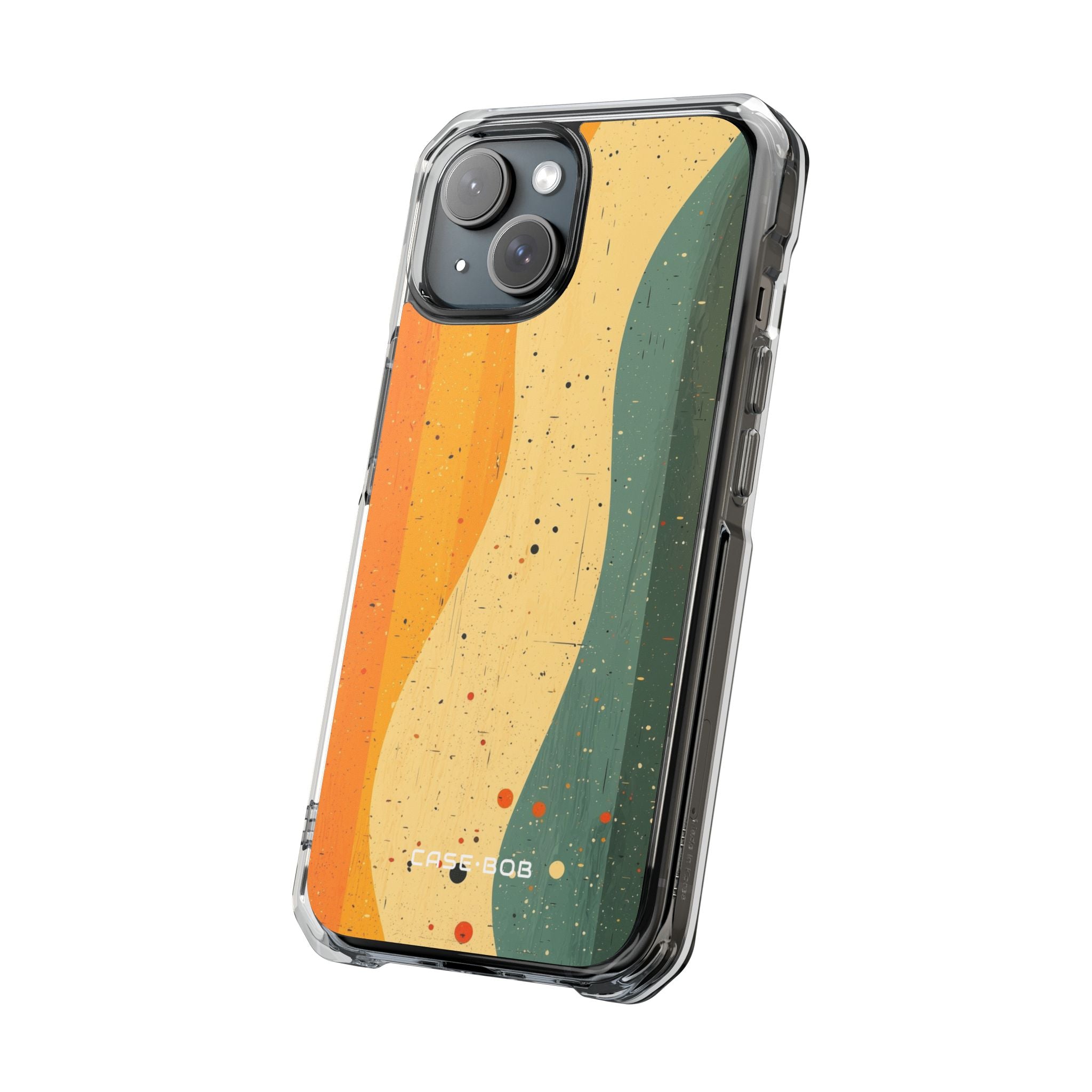 Wavy Spectrum iPhone 15 Case - Impact