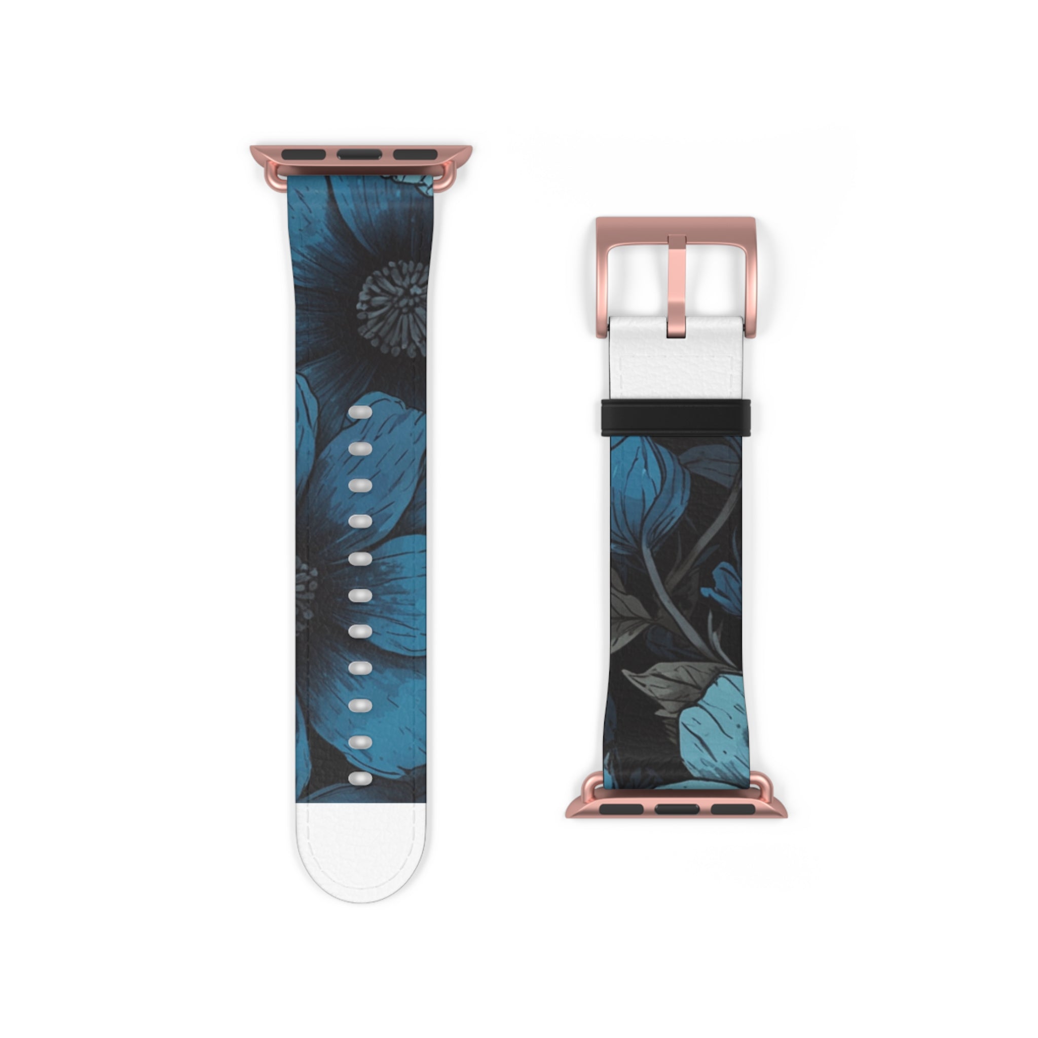 Blue Petal Bloom - Watch Band
