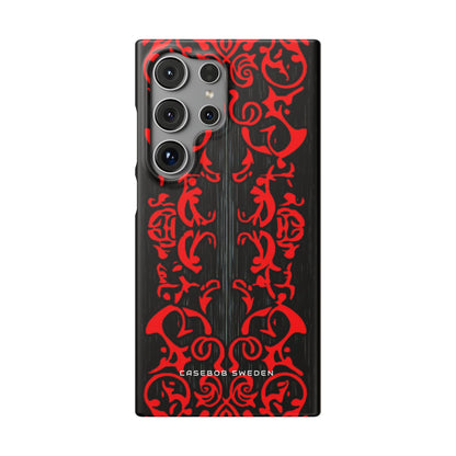 Gothic Crimson Symmetry Samsung S24 - Slim Phone Case