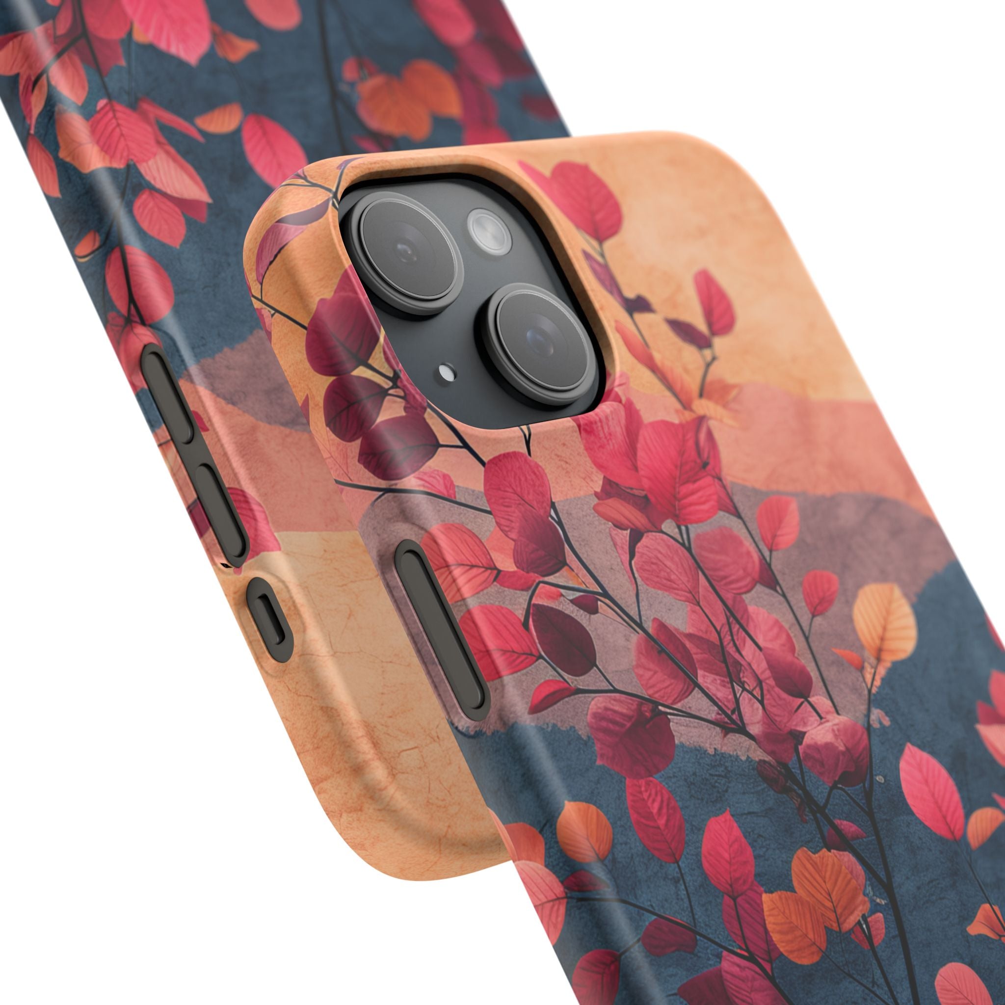 Vibrant Floral Harmony iPhone 15 - Slim Phone Case