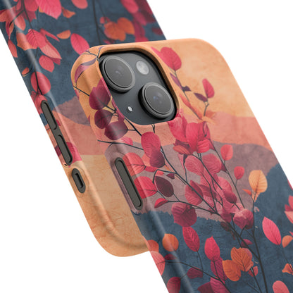 Vibrant Floral Harmony iPhone 15 - Slim Phone Case