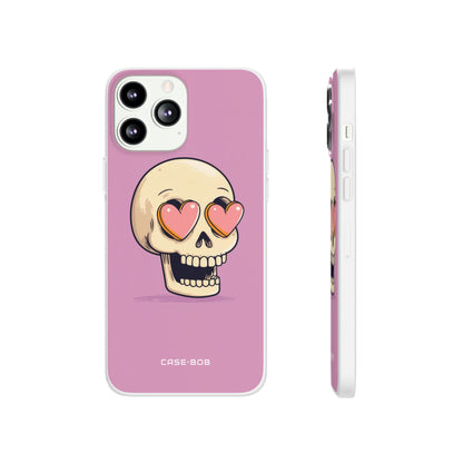 Heart Eyed Skull iPhone 13 Pro Max - Soft