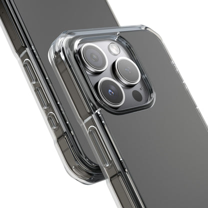 Dim Gray - Clear Impact Case for iPhone