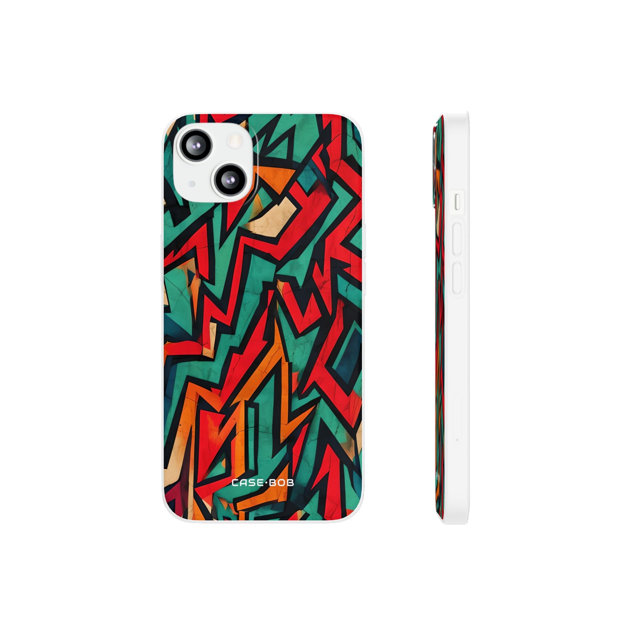 Crimson Zigzag iPhone 13 - Soft