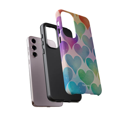 Watercolor Heart Symphony - Samsung Case