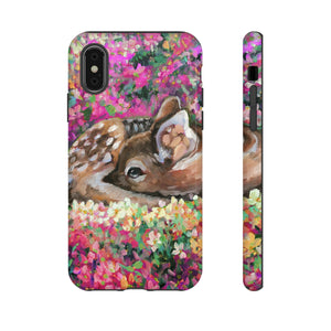 Oil painting - Young Deer - Protective Phone Case