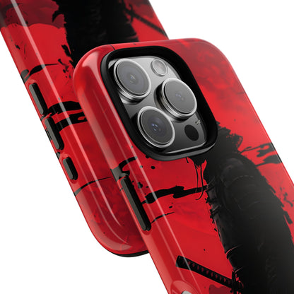 Samurai Bloodmoon iPhone 16 Pro Case - Tough
