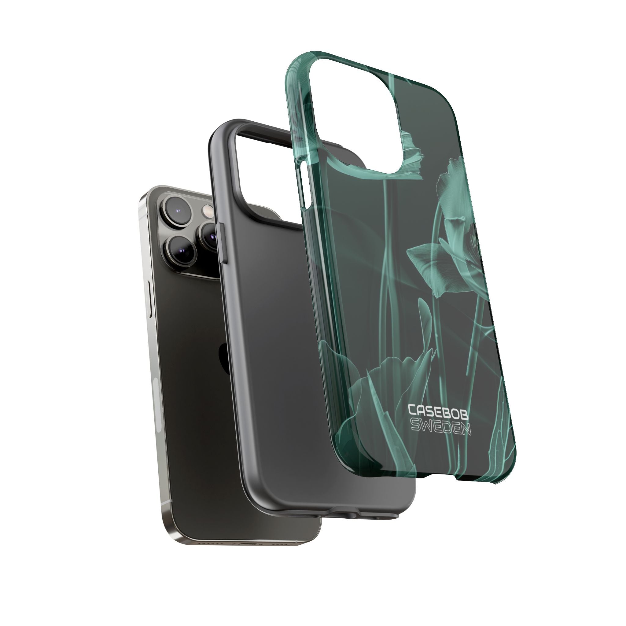 Teal Bloom Radiance iPhone 14 - Tough