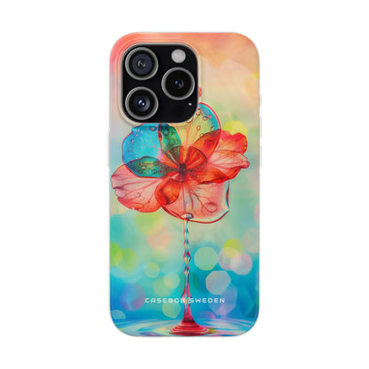 Ethereal Glass Flower iPhone 15 - Flexi Phone Case