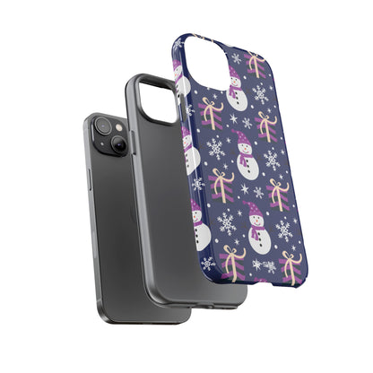 Snowmen Gift Giving - iPhone Case