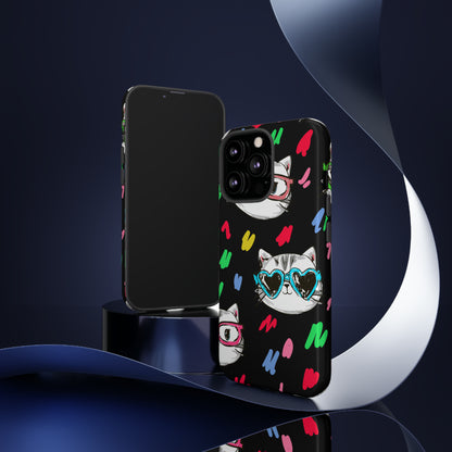 Cat Coloring - Protective Phone Case