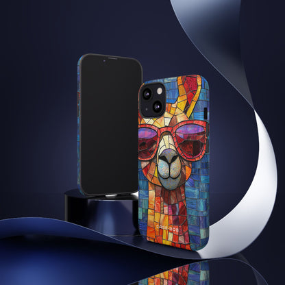 Llama Glow iPhone 13 Case - Tough