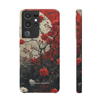 Zen Blossoms in Moonlight Samsung S21 - Slim Phone Case