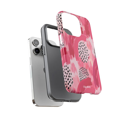 Vibrant Brushwork Dance - iPhone Case