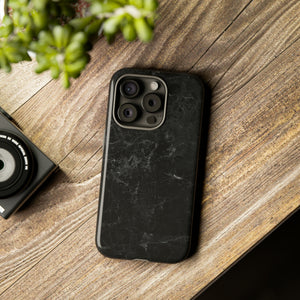 Black Marble - Protective Phone Case