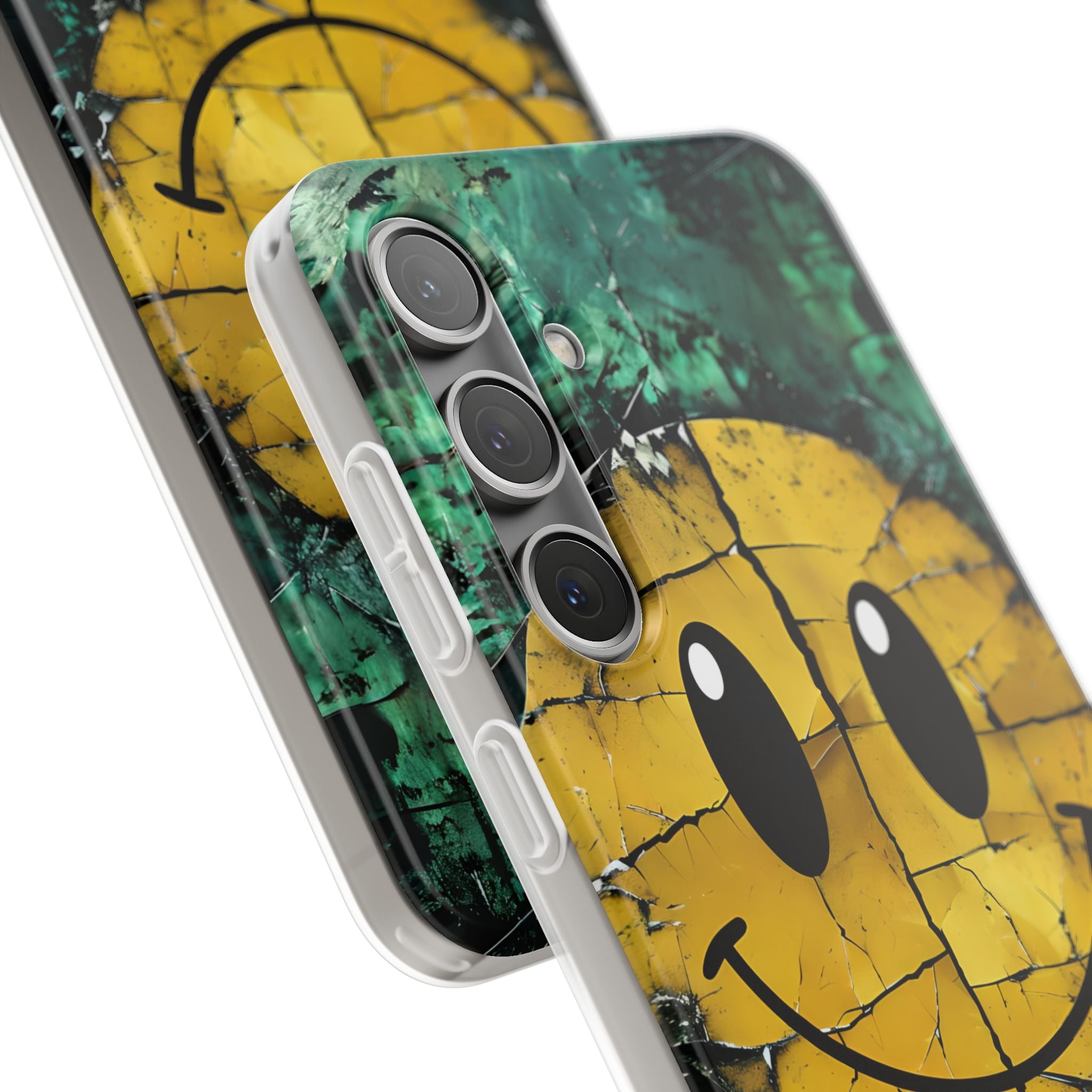 Cracked Smiley Samsung S24 Plus - Soft Case