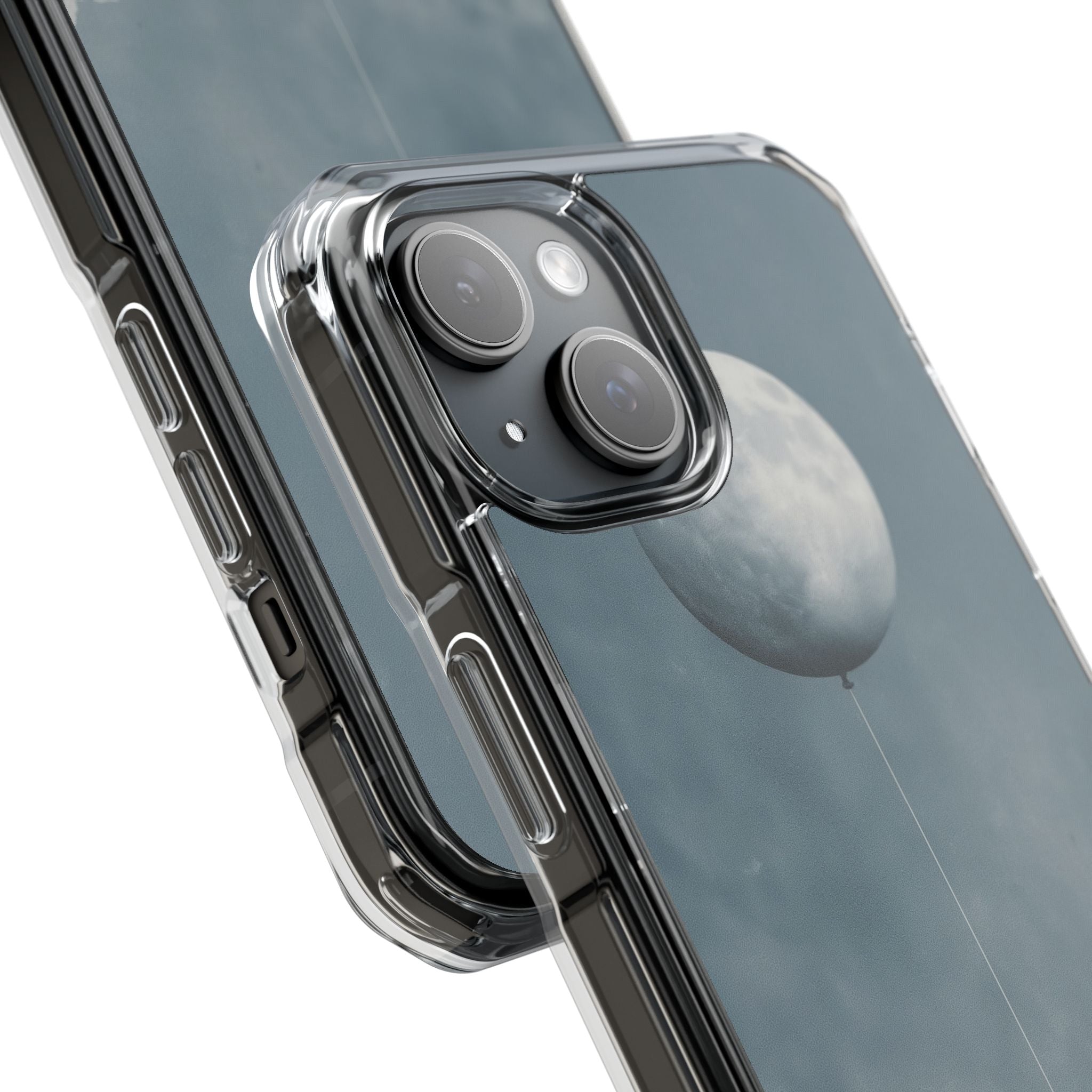 Moon Cradled Softly iPhone Case - Impact